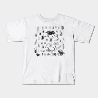 Goblincore Aesthetic Creepy Insects Entomology Entomophobia Kids T-Shirt